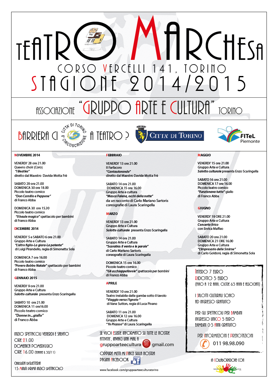 stagione teatro marchesa 2014/2015