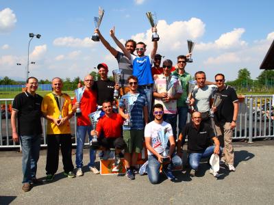 podio finale 6 trofeo go kart